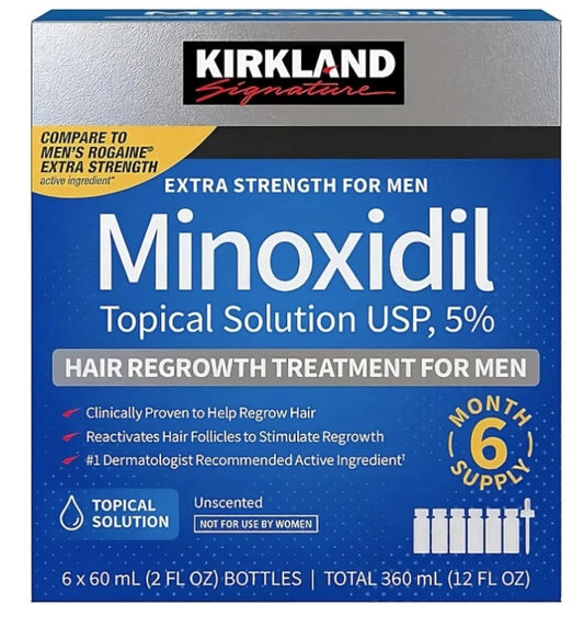 KIRKLAND SIGNATURE Minoxidil 5% 6 Months Supply